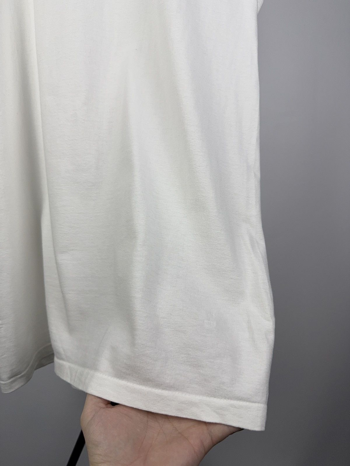 Japanese Brand × Vintage Vintage 80s Japanese Style Faded Blank Tee shirt Y2K rare Size US L / EU 52-54 / 3 - 5 Thumbnail
