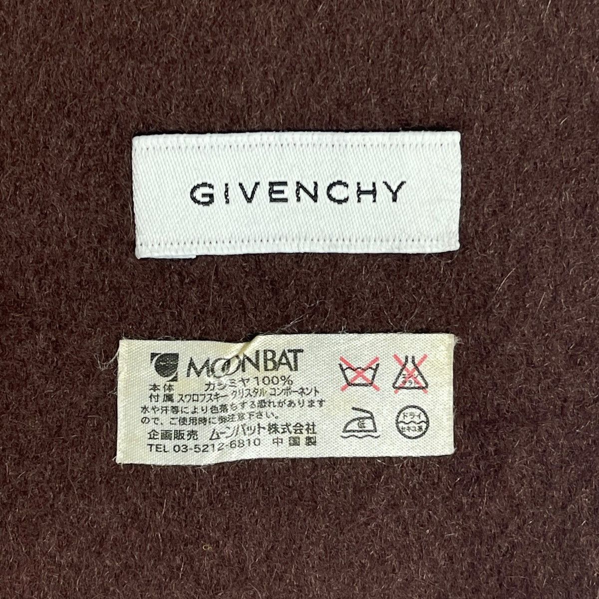 Givenchy × Vintage Vintage Givenchy Japan Cashmere Scarf Muffler Size ONE SIZE - 9 Thumbnail