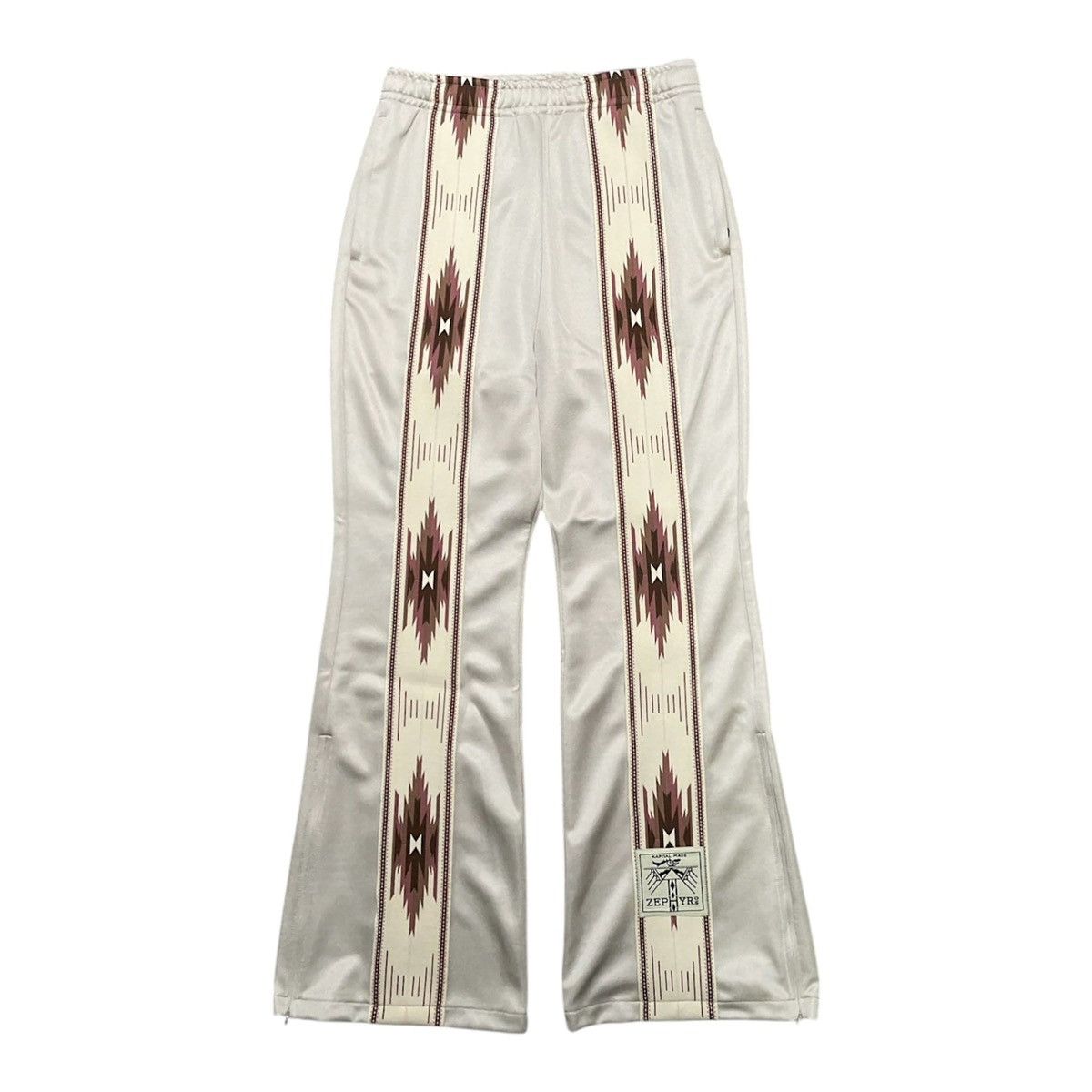 Kapital Kapital Jersey Kochi Track Pants Beige Zephyr Size US 34 / EU 50 - 1 Thumbnail