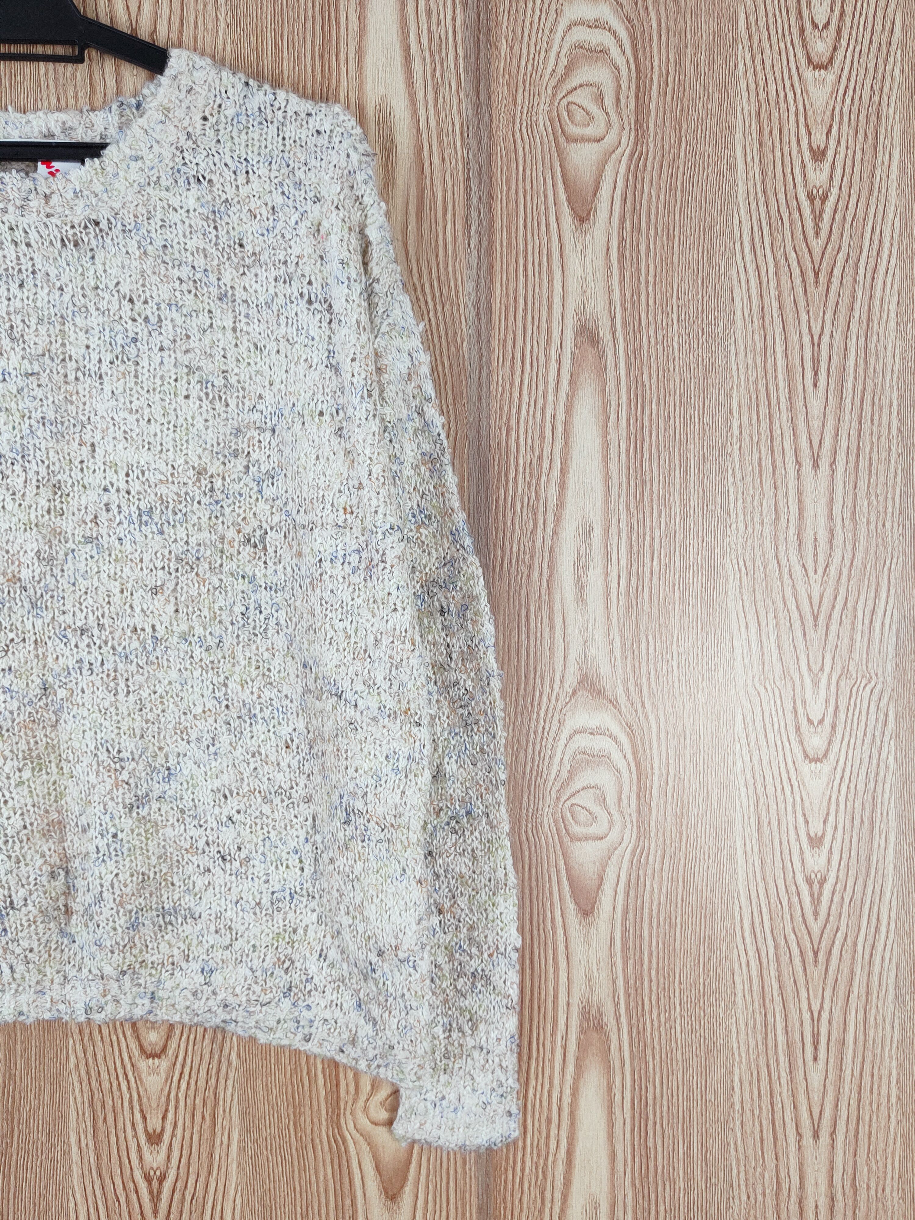 Japanese Brand × Vintage Lemiore Beige Knitwear Sweatshirts #W251 Size M / US 6-8 / IT 42-44 - 5 Thumbnail