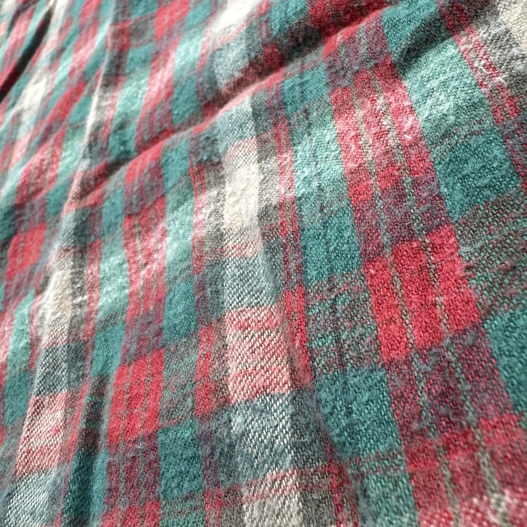 Lee VINTAGE Lee Flannel Button-Up Shirt Adult Large Plaid Hipster Punk Grunge 80s Size US L / EU 52-54 / 3 - 6 Thumbnail