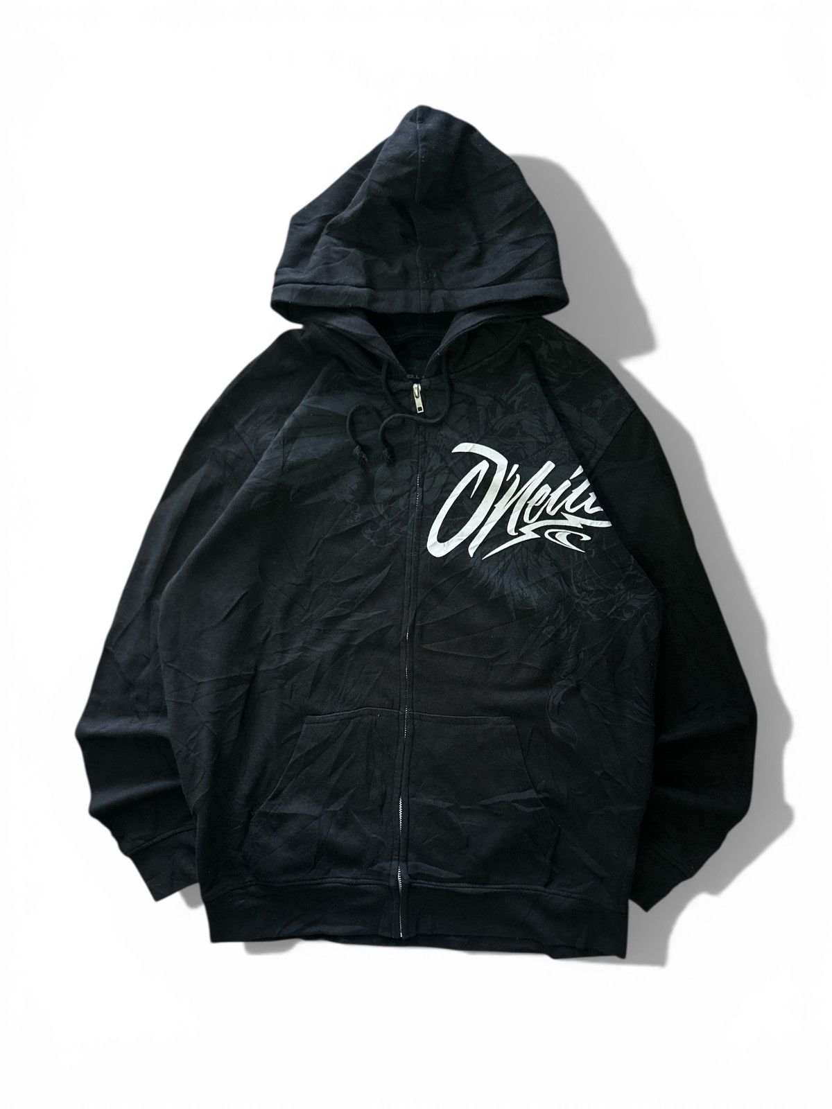 O'Neill O'Neill "Y2K Style" Graphic Zip-Up Hoodie - Black - Size L Size US L / EU 52-54 / 3 - 1 Thumbnail