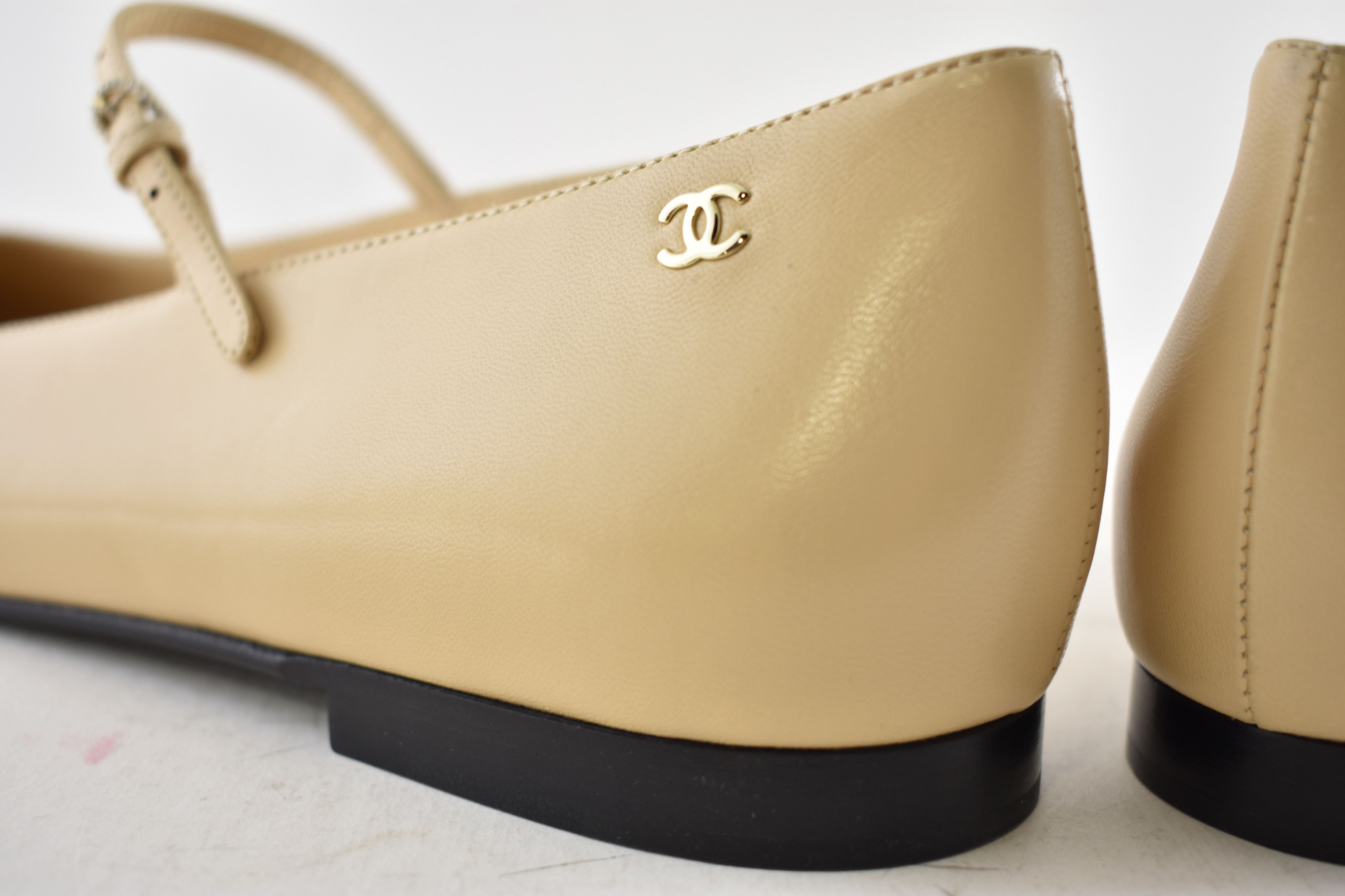 Chanel Chanel 24A CC Logo Mary Jane Ballerina Ballet Flat 42 Size US 12 / IT 42 - 17 Thumbnail