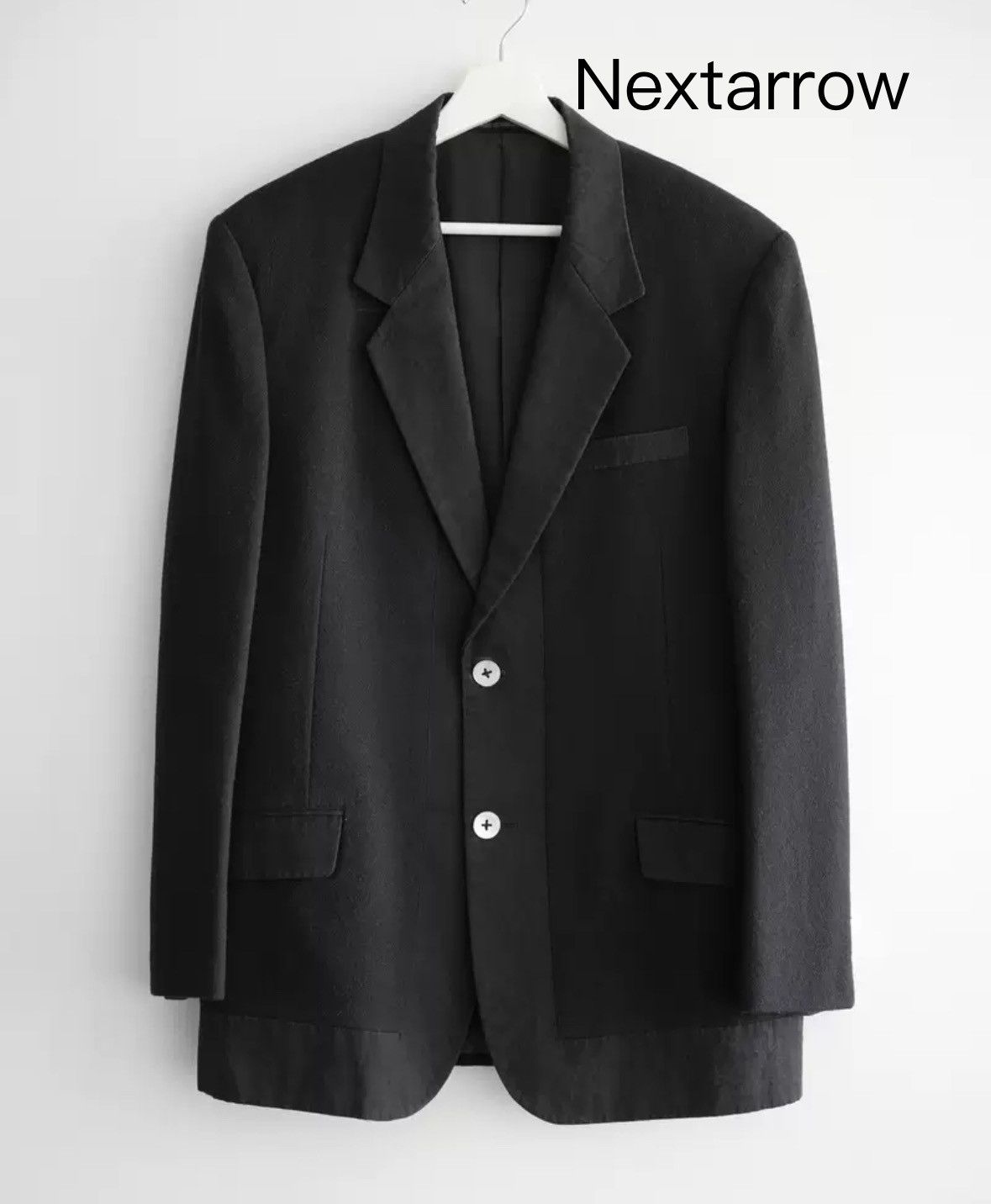 Yohji Yamamoto Yohji Yamamoto 05aw Silver Button Wool Suit 2412-Nextarrow Size US M / EU 48-50 / 2 - 1 Thumbnail