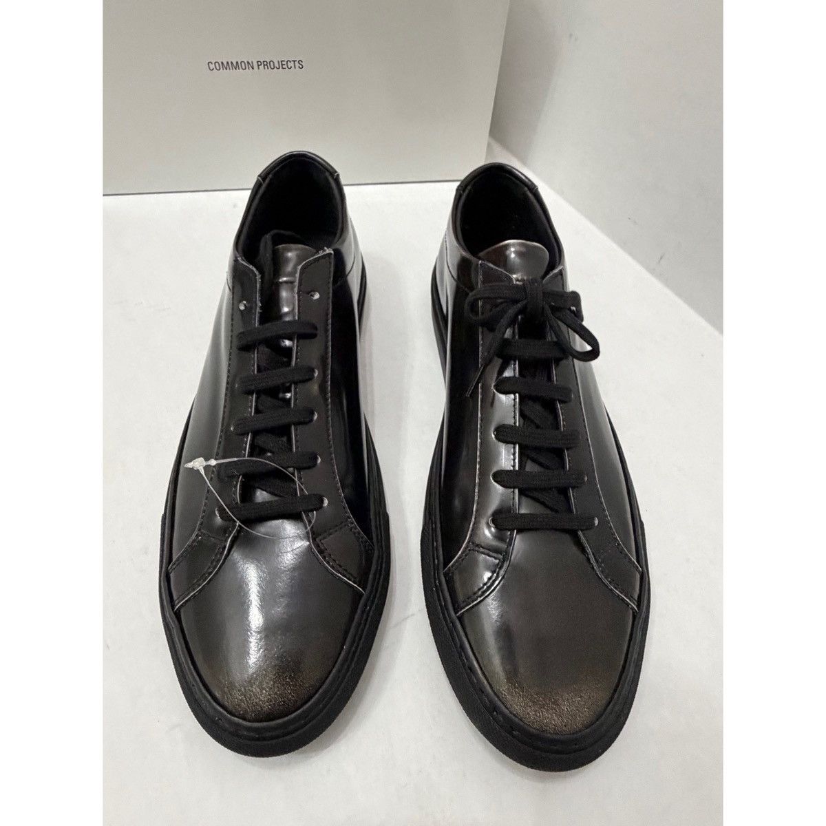 Common Projects COMMON PROJECTS ACHILLES FADED BLACK SNEAKERS Size US 9 / EU 42 - 2 Thumbnail