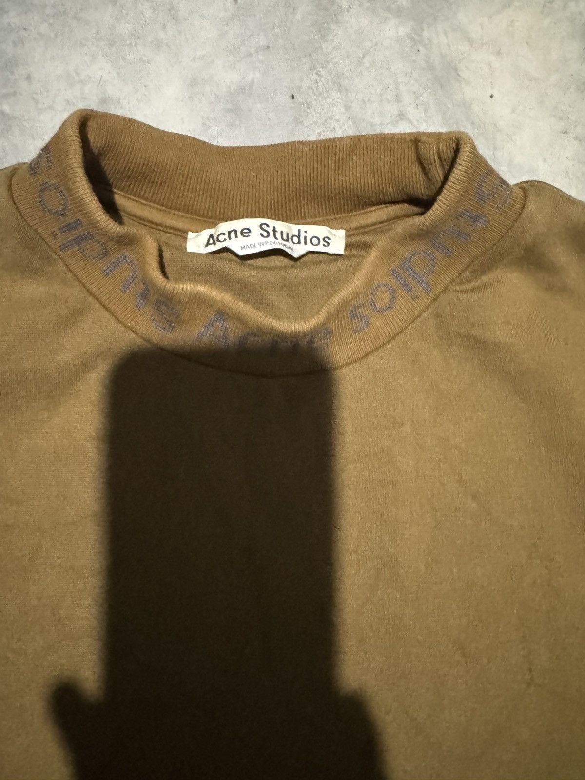 Acne Studios acne studios collar logo t shirt Size US S / EU 44-46 / 1 - 2 Thumbnail