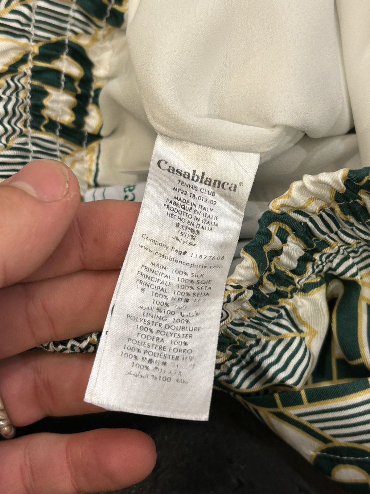 Casablanca Casablanca Silk Shorts Size US 28 / EU 44 - 4 Thumbnail