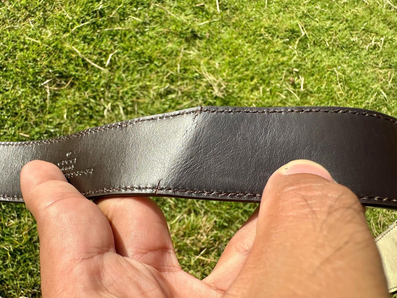 Gucci Authentic Gucci Bamboo Horsebit Buckle Leather Belt Size ONE SIZE - 6 Thumbnail