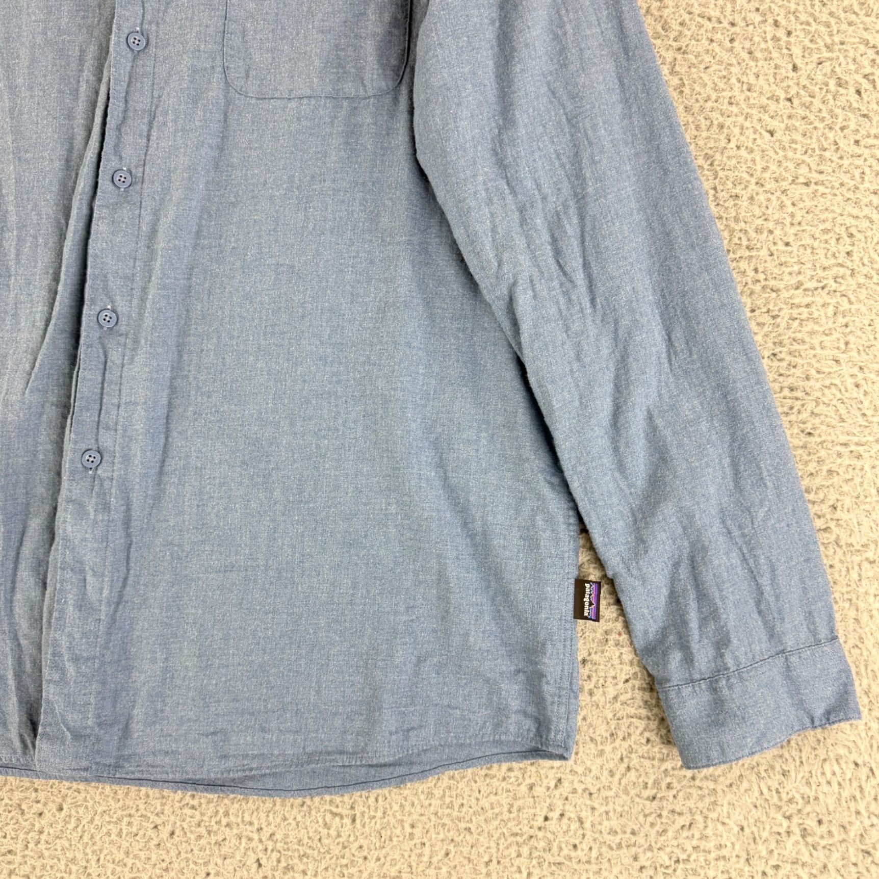 Patagonia Patagonia Button-Down Shirt Mens XXL Blue 100% Organic Cotton Long Sleeve Size US XXL / EU 58 / 5 - 3 Thumbnail