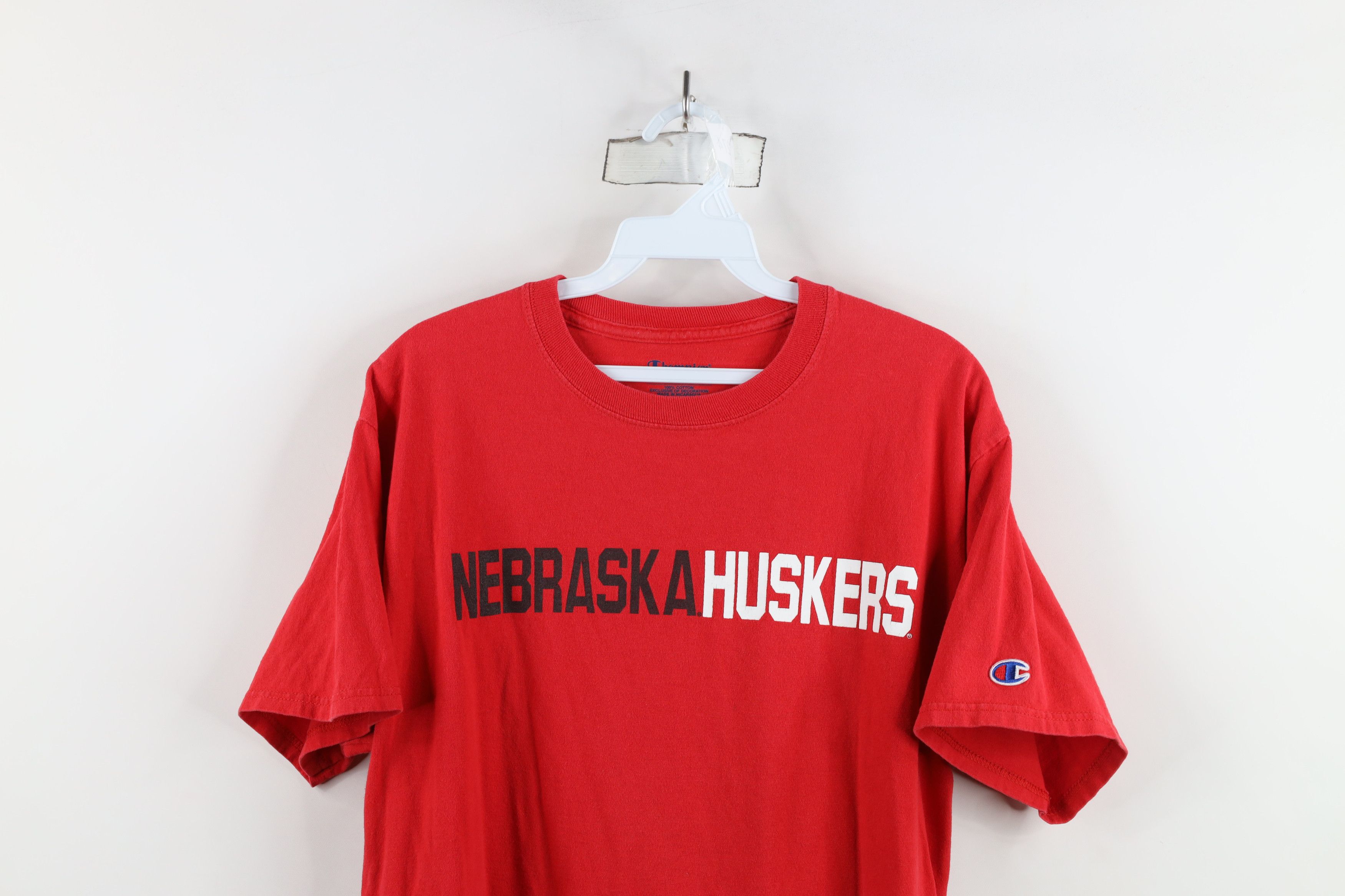 Champion × Vintage Vintage Champion University of Nebraska Short Sleeve T-Shirt Size US M / EU 48-50 / 2 - 2 Thumbnail