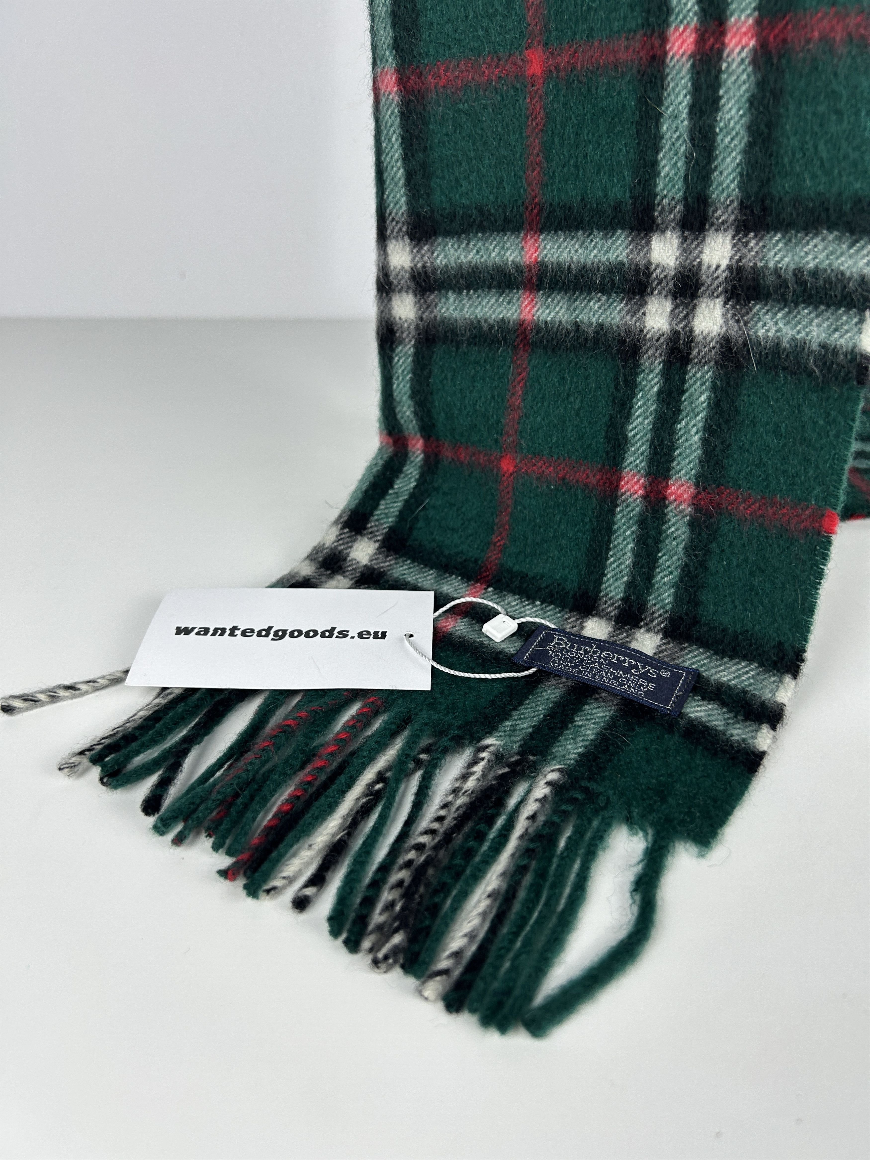 Burberry Vintage Burberry green nova check cashmere scarf Size ONE SIZE - 6 Thumbnail