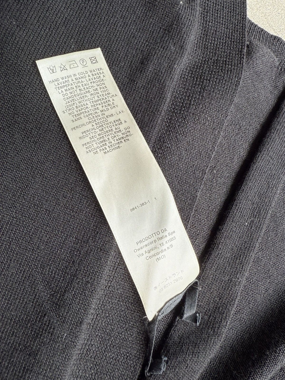 Rick Owens Rick Owens 17FW GLITTER Black Collaless Longsleeve Cardigan Size US S / EU 44-46 / 1 - 11 Thumbnail