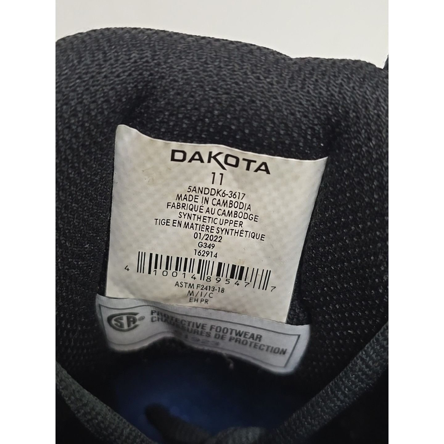 Other Dakota Men's 3617 Mid-Cut Quad Lite Steel Toe SP 11M Size US 11 / EU 44 - 4 Thumbnail