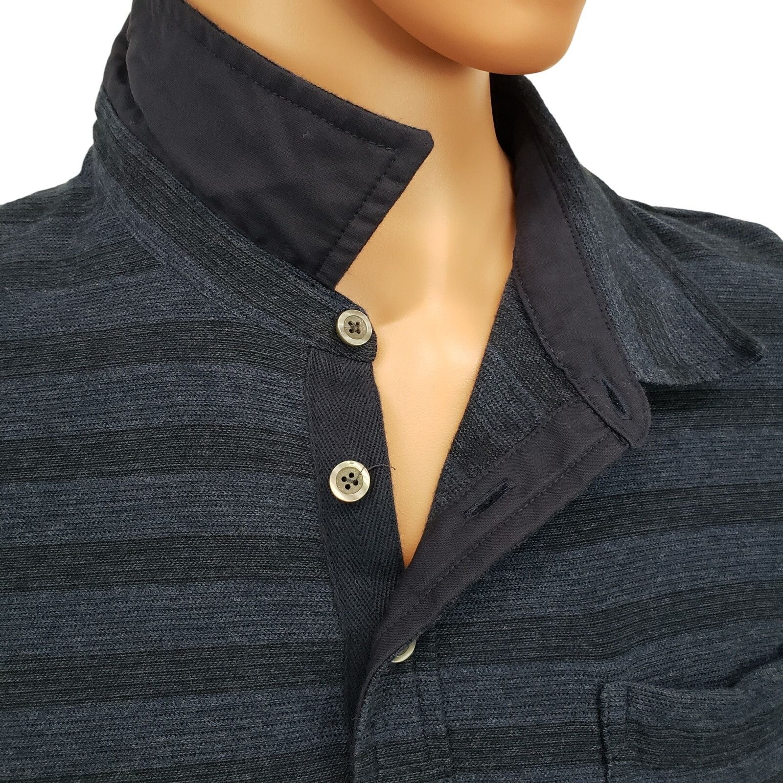 Johnston & Murphy Johnston & Murphy Polo Shirt Pima Cotton Striped XL Size US XL / EU 56 / 4 - 6 Thumbnail