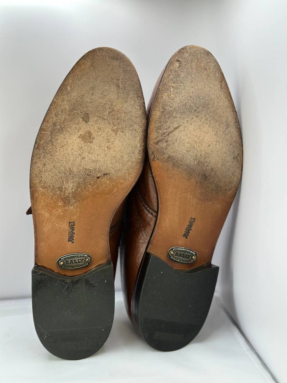 Bally Vintage Bally Goodyear Monk Strap Brogue Shoes 34037 Leather Size US 9.5 / EU 42-43 - 10 Thumbnail