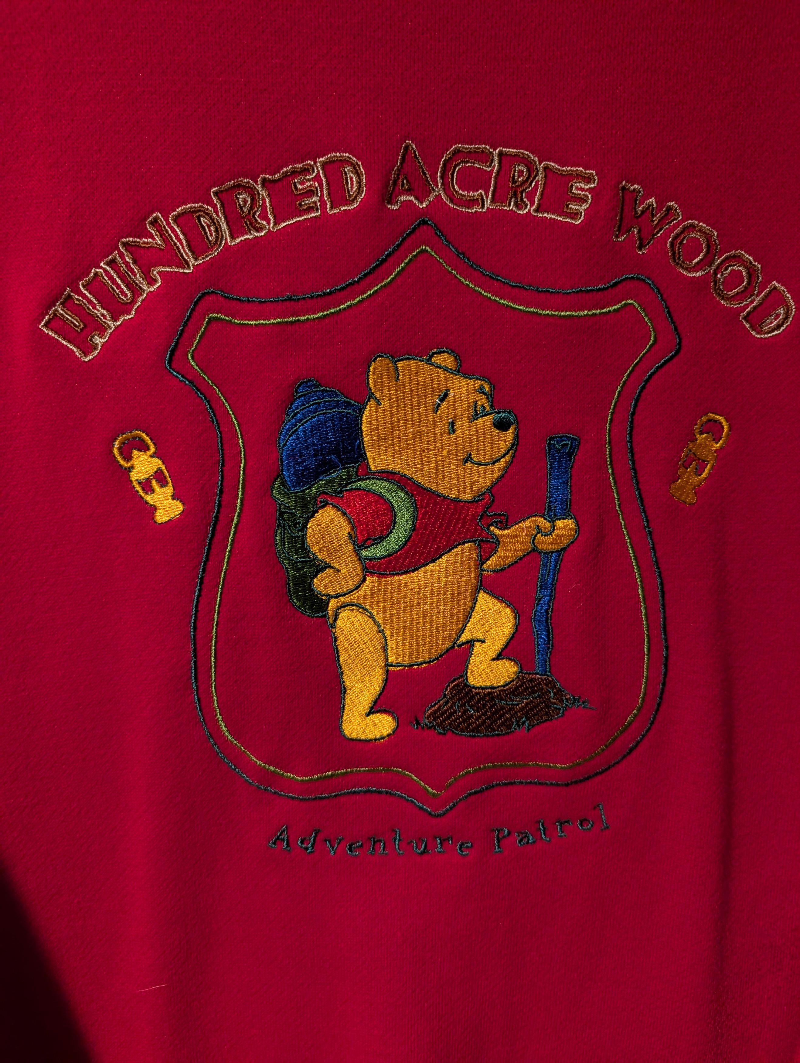 Disney Vtg Disney Pooh & Co Hundred Acre Wood Sweatshirt Adventure Size US XL / EU 56 / 4 - 2 Thumbnail