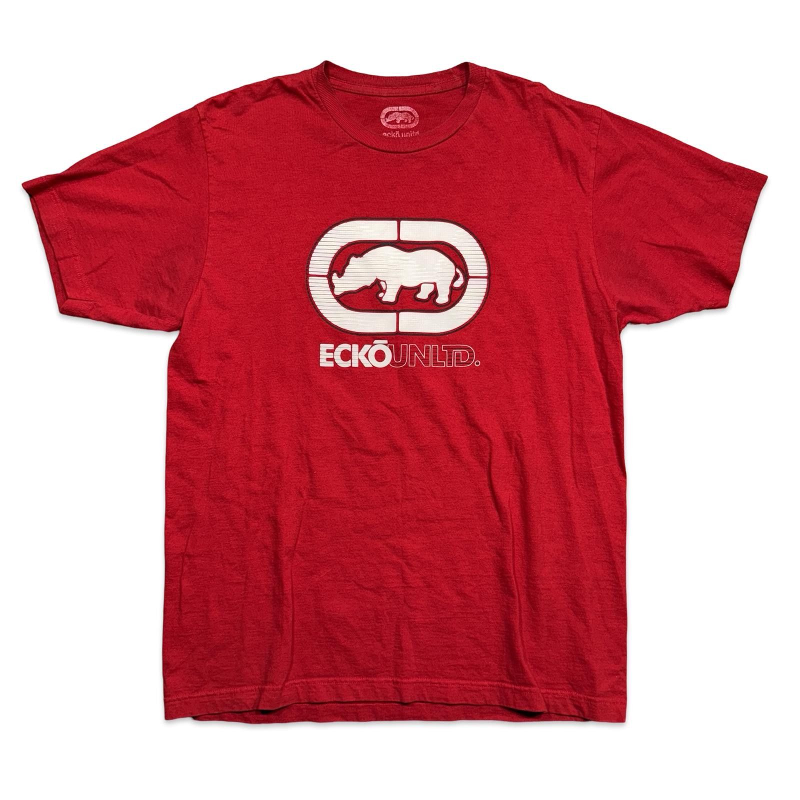 Ecko Unltd. ECKŌ UNLTD. Retro Red Rhino Logo Graphic T-Shirt Size US L / EU 52-54 / 3 - 1 Thumbnail