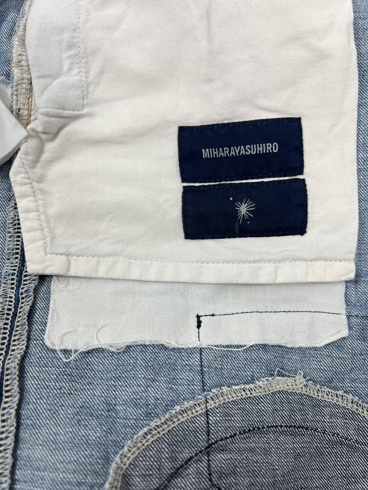 Maison MIHARA YASUHIRO Vintage Miharayasuhiro Patchwork Denim Shorts Size US 32 / EU 48 - 7 Thumbnail