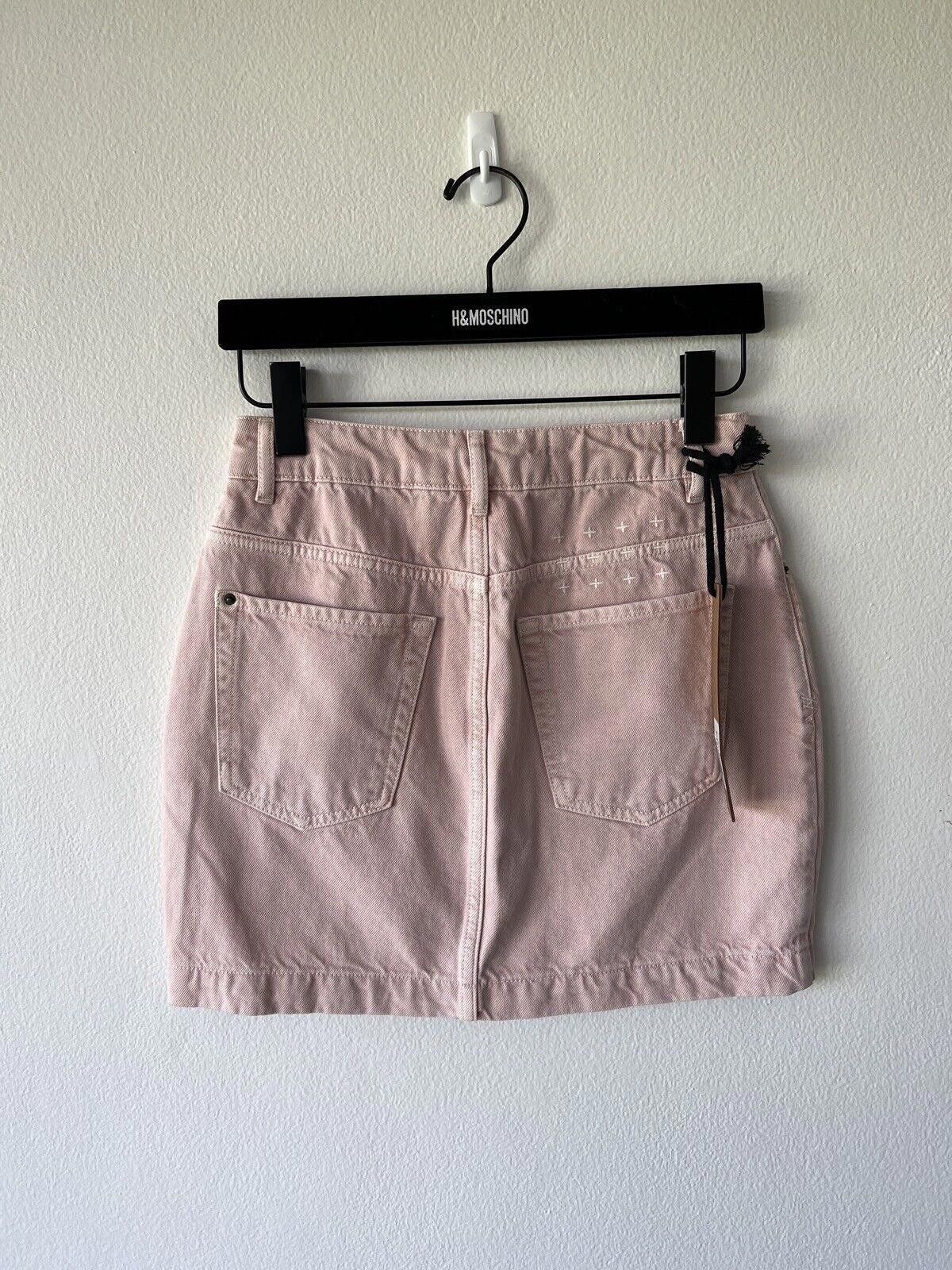 Ksubi new Ksubi denim short skirt 26 small 8 super x mini pink Size 42" / US 20 - 3 Thumbnail