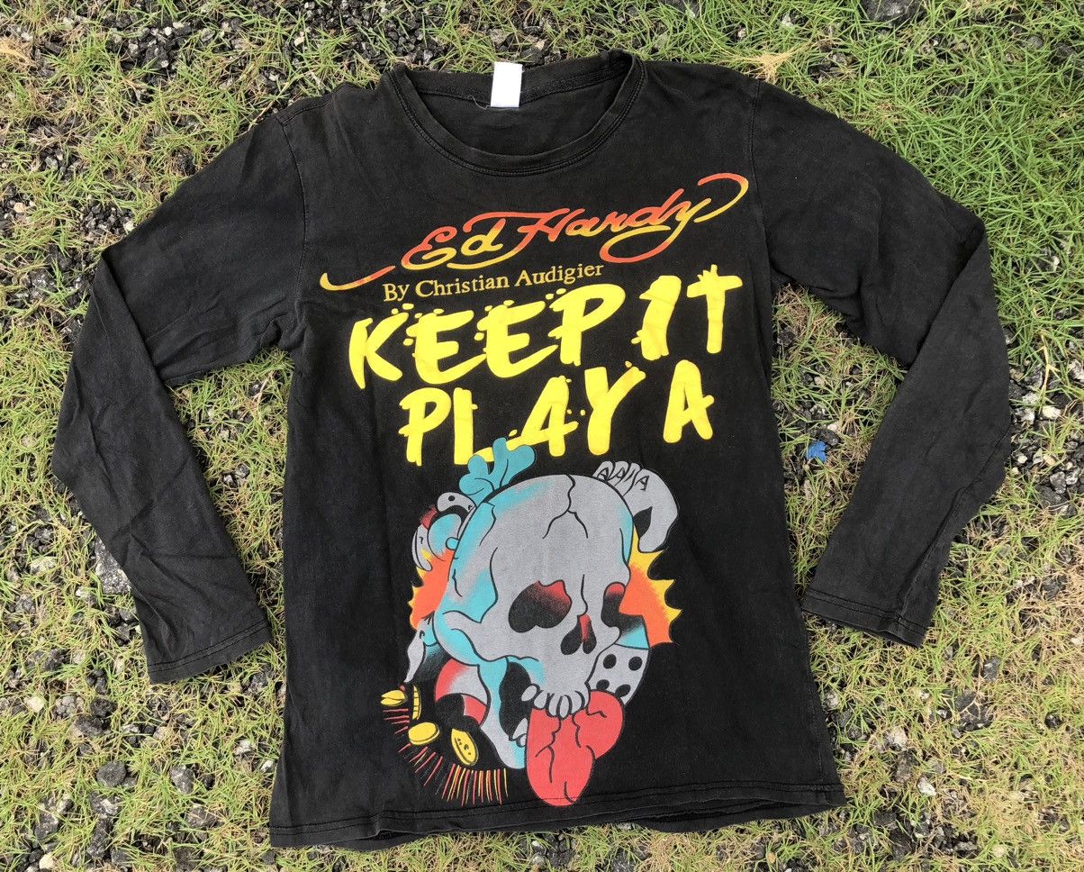 Ed Hardy × Vintage Ed Hardy inspired designs by Christian Audigier. Size US M / EU 48-50 / 2 - 1 Thumbnail