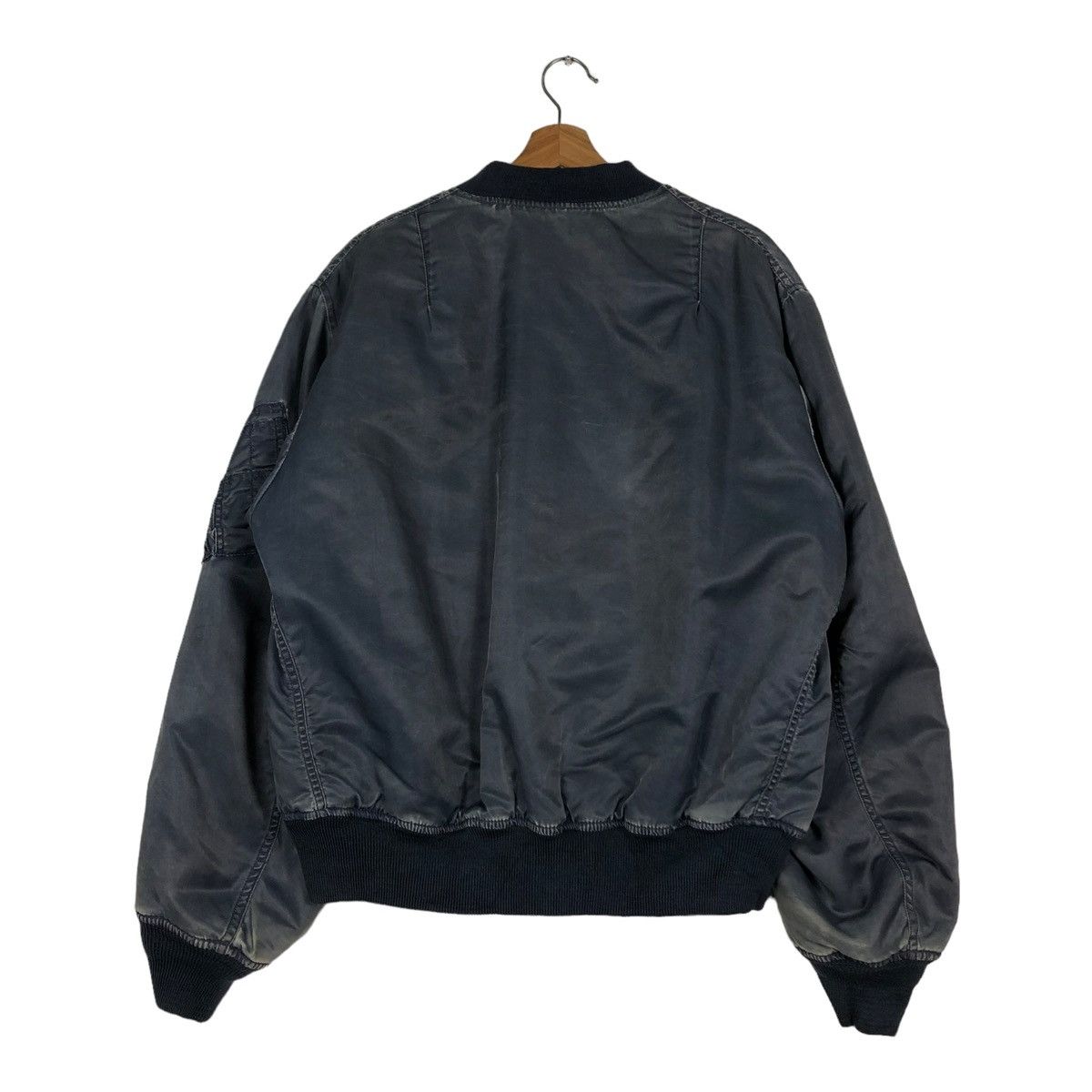 Vintage 🔥VINTAGE MA-1 BOMBER JACKET U.S. AIR FORCE RIOT RIOT ARMY Size US L / EU 52-54 / 3 - 8 Thumbnail