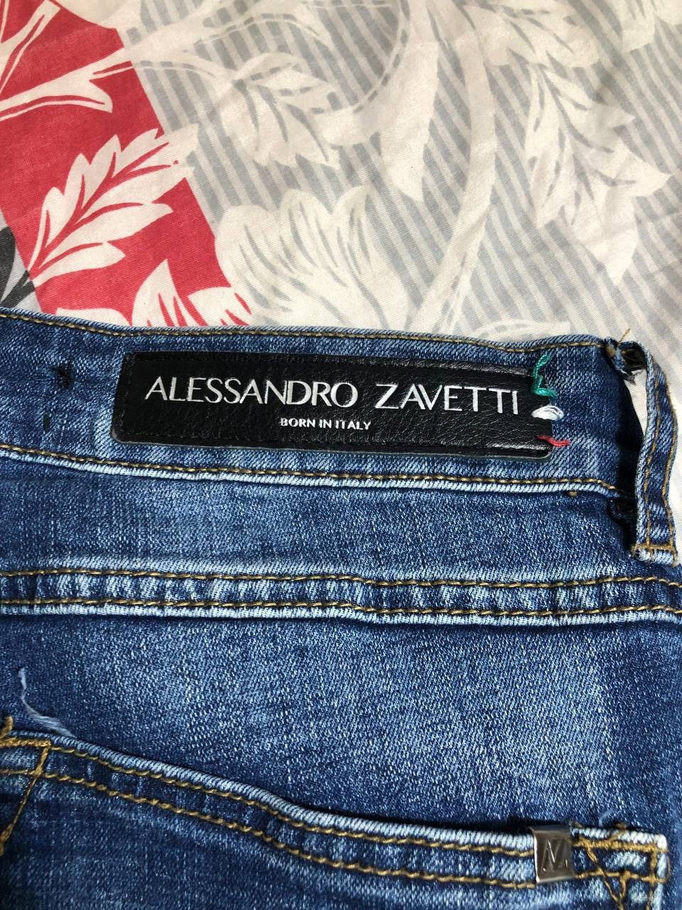 Japanese Brand Dirty Painted Distressed Thrashed Faded Baggy Jeans Y2K Size US 32 / EU 48 - 17 Thumbnail