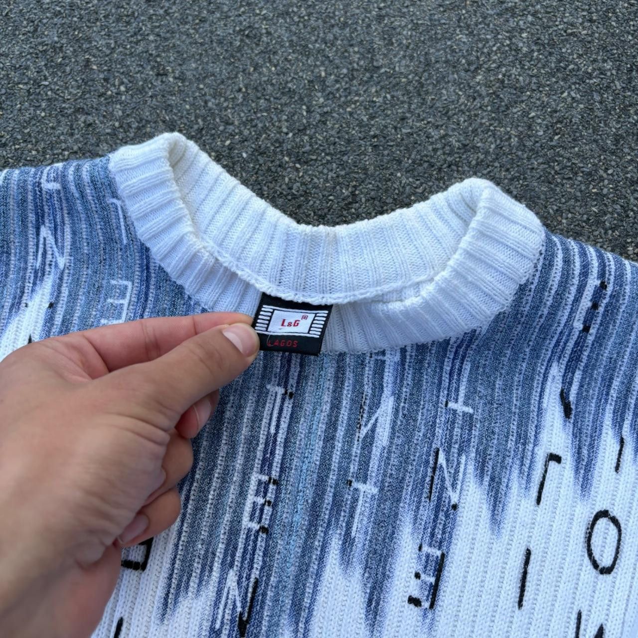 Japanese Brand × Vintage Ribbed archive style sweater Size US L / EU 52-54 / 3 - 6 Thumbnail