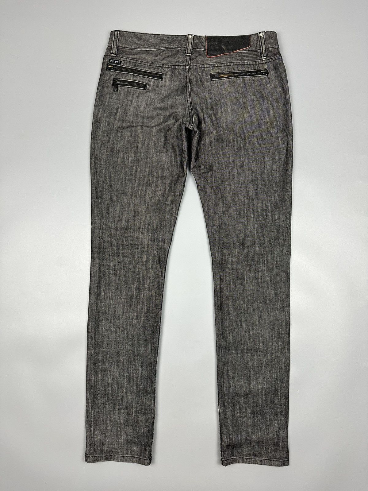 Designer × Yohji Yamamoto Y-3 007 Yohji Yamamoto Black Denim Size US 32 / EU 48 - 2 Thumbnail