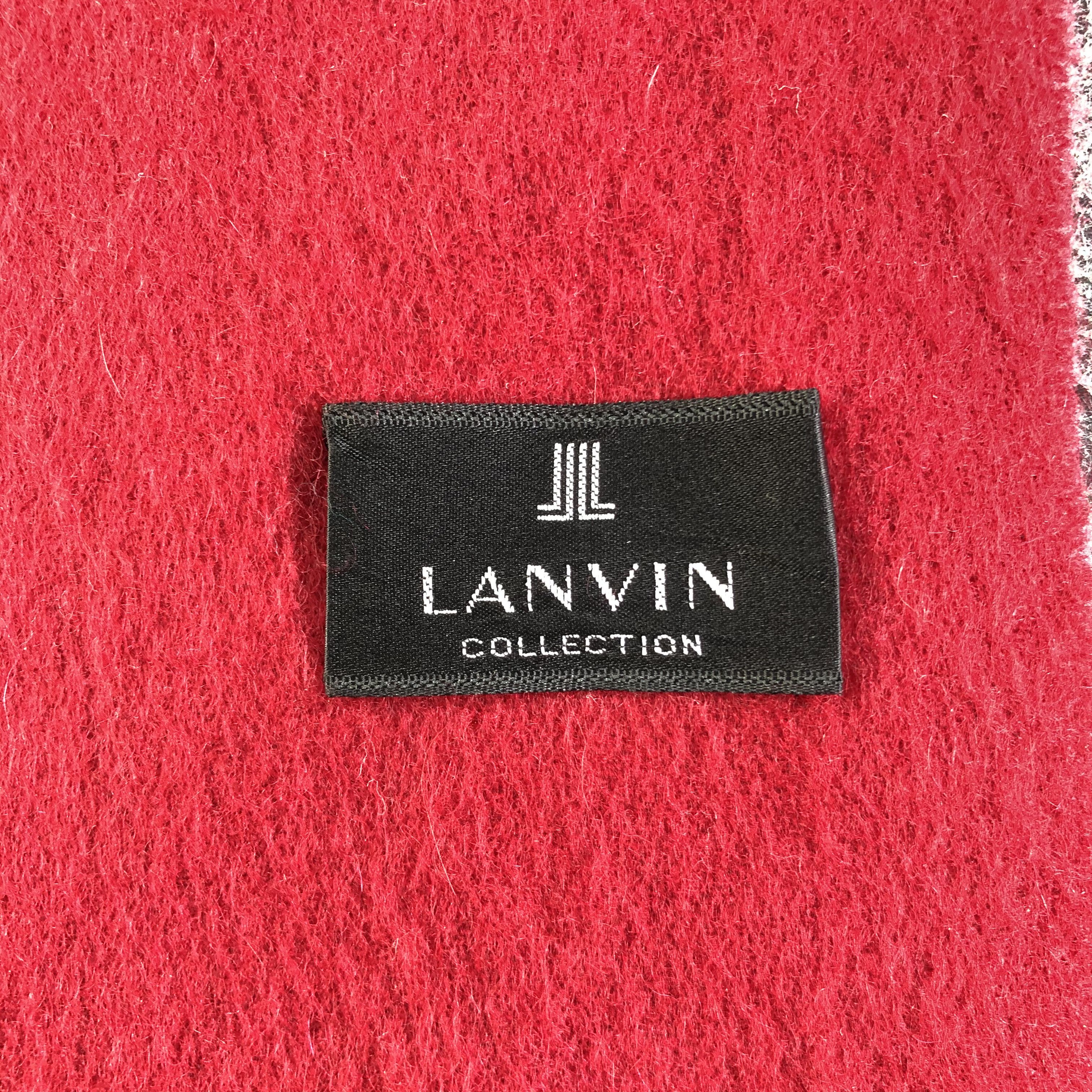 Lanvin Lanvin Cashmere Scarf / Muffler / Neckwear P688 Size ONE SIZE - 2 Thumbnail
