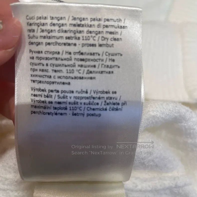 Fendi Fendi White Towel Embossed Logo Oversized Jacket Size XS / US 0-2 / IT 36-38 - 8 Thumbnail