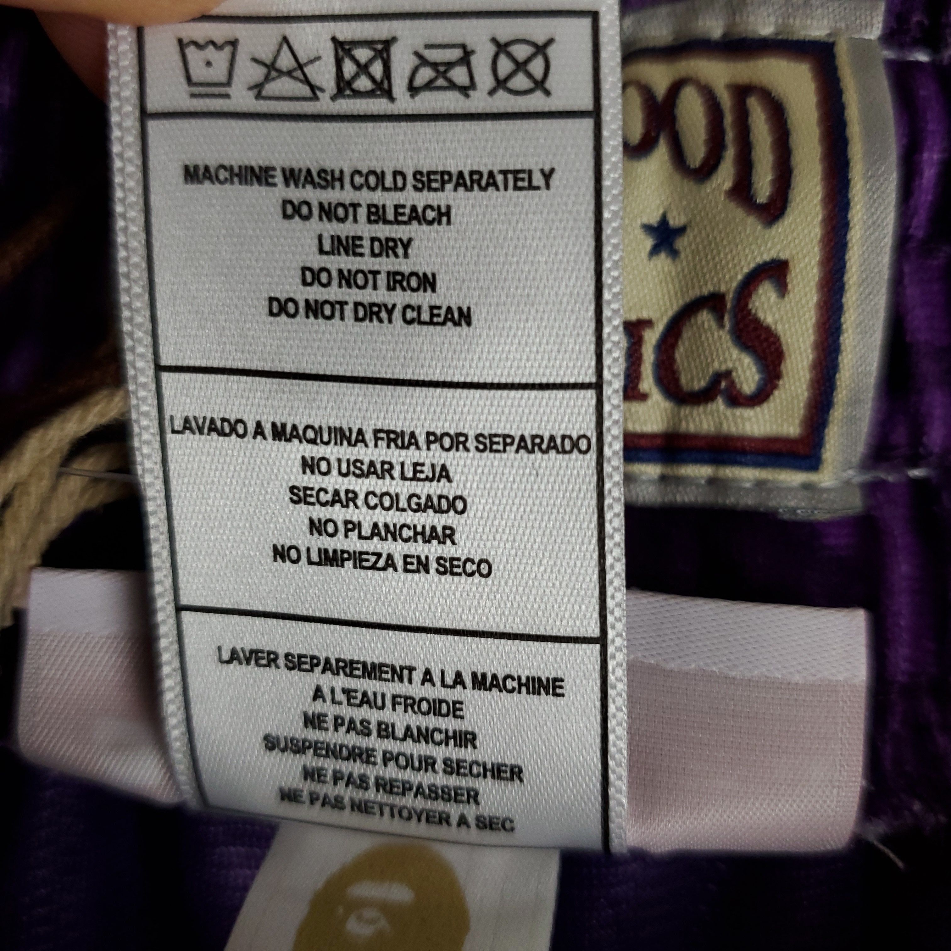 Bape × Mitchell & Ness Bape x Mitchell & Ness Lakers Shorts Size US 30 / EU 46 - 7 Thumbnail