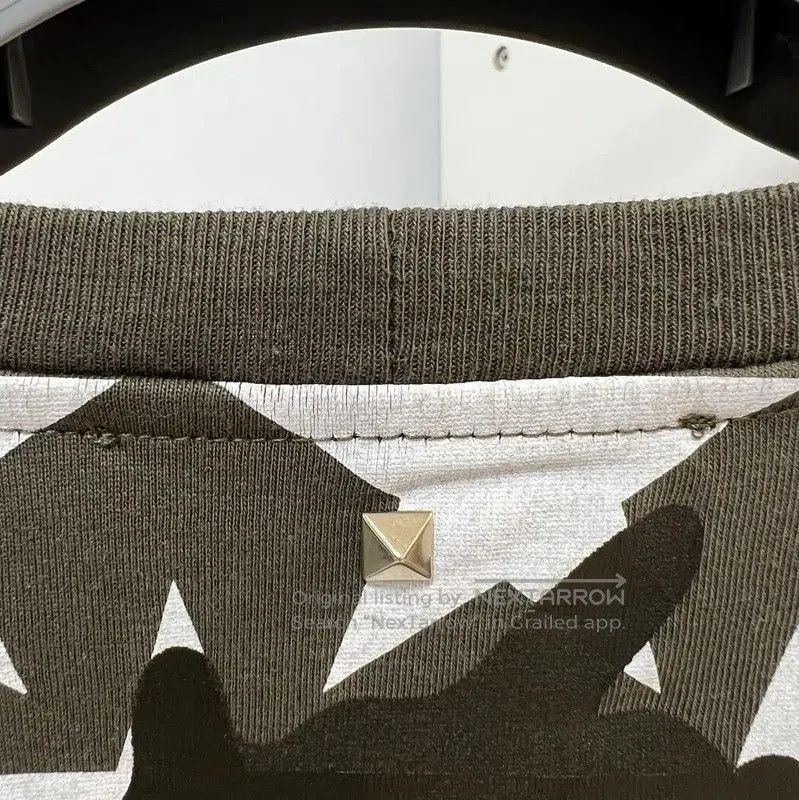 Valentino Valentino Camouflage Star Print Men's T-Shirt . Size US S / EU 44-46 / 1 - 9 Thumbnail