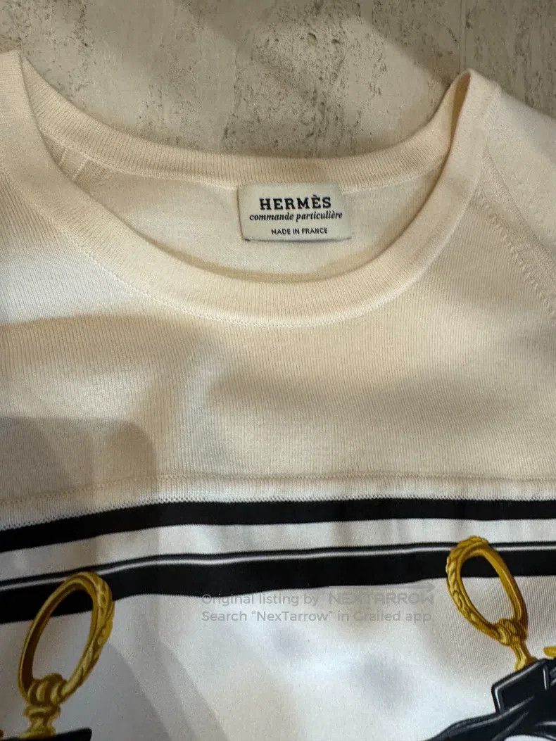 Hermes Hermes #Gorgeous Bridle# Silk Printed Knitted Dress Size XS / US 0-2 / IT 36-38 - 3 Thumbnail