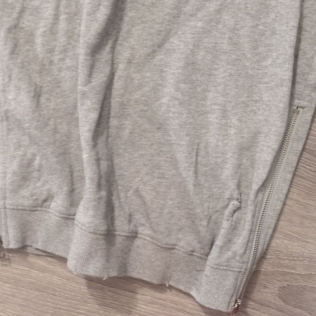 Pam & Gela Pam & Gela Destroyed Off The Shoulder Gray Dress Size P Size ONE SIZE - 4 Thumbnail