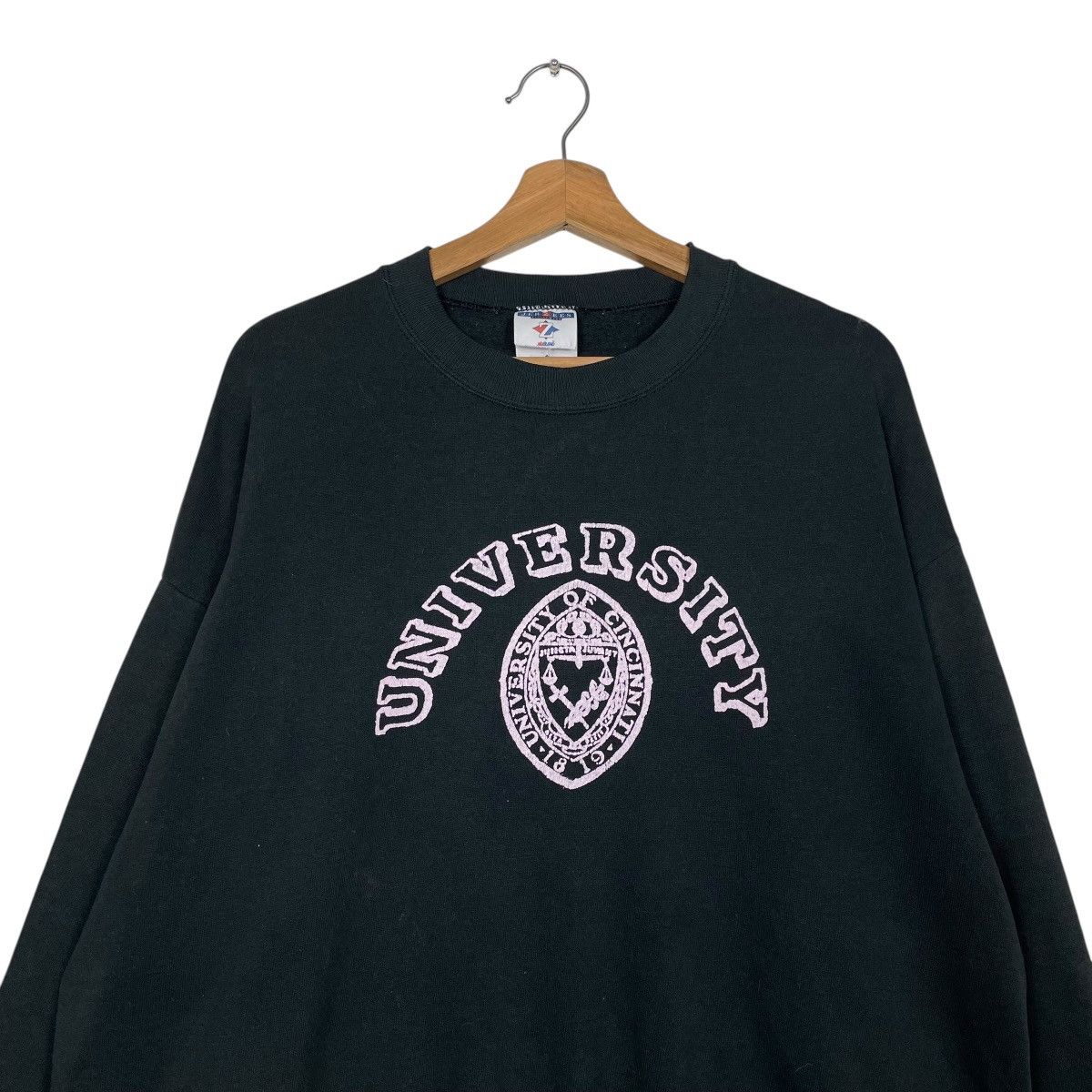Vintage Vtg 90s University of Cincinnati Crewneck Sweatshirt Size US XL / EU 56 / 4 - 2 Thumbnail