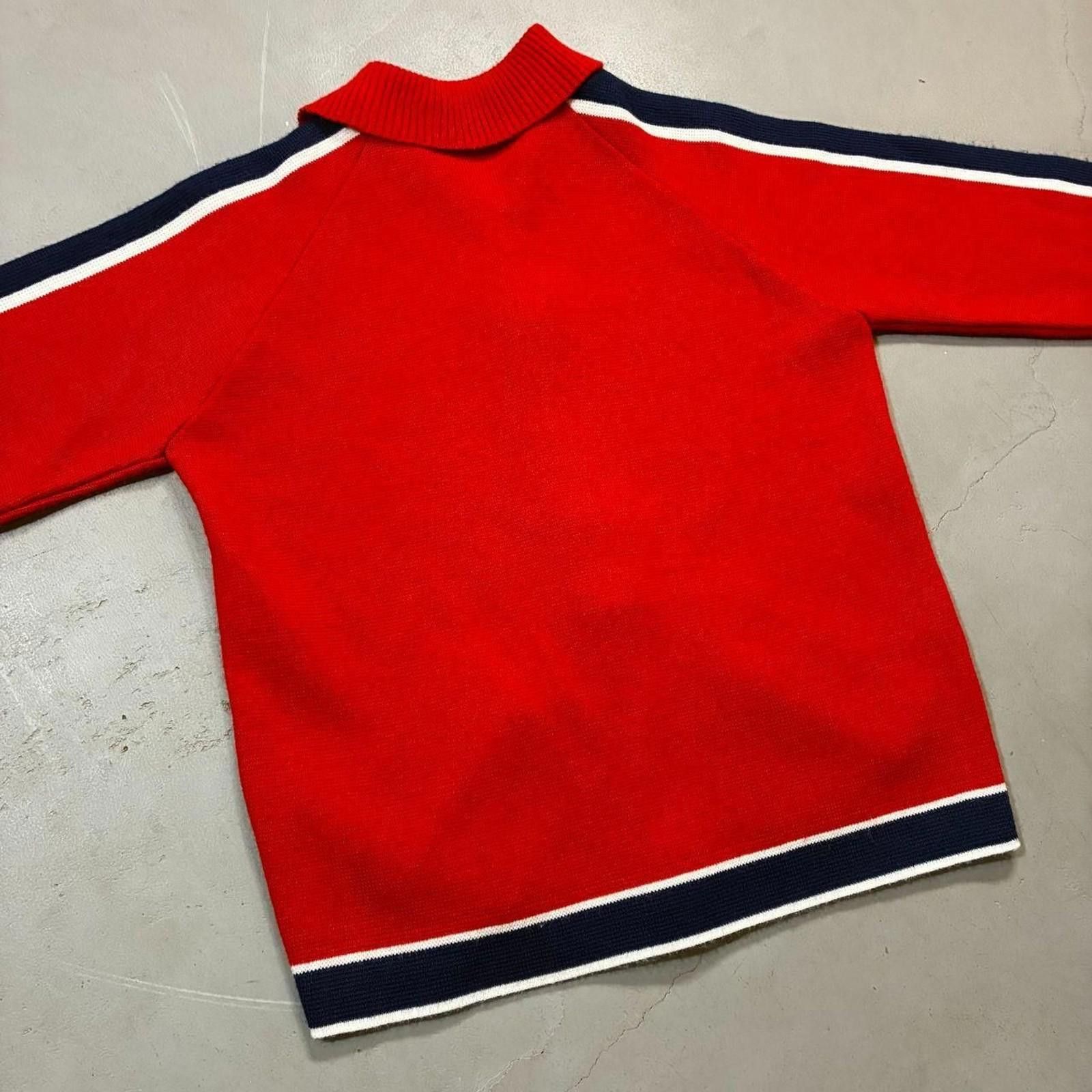 Sears 1980s Sears Orlon Acrylic Knit Track Jacket Zip-Up Size US M / EU 48-50 / 2 - 5 Thumbnail