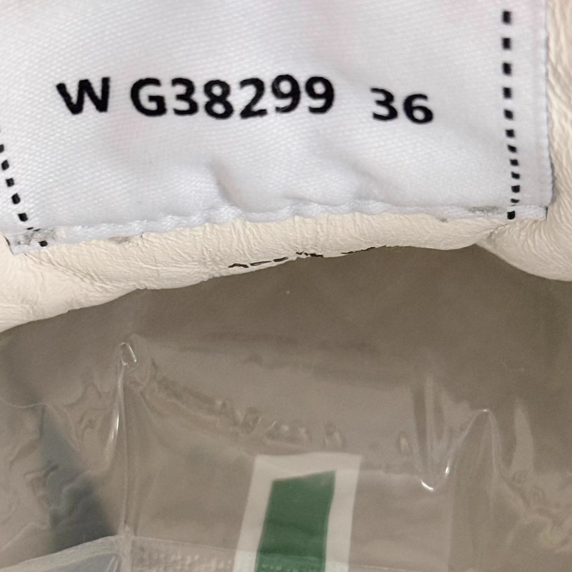 Chanel CHANEL white green woven C-C lace-up casual shoes Size US 5 / IT 35 - 4 Thumbnail