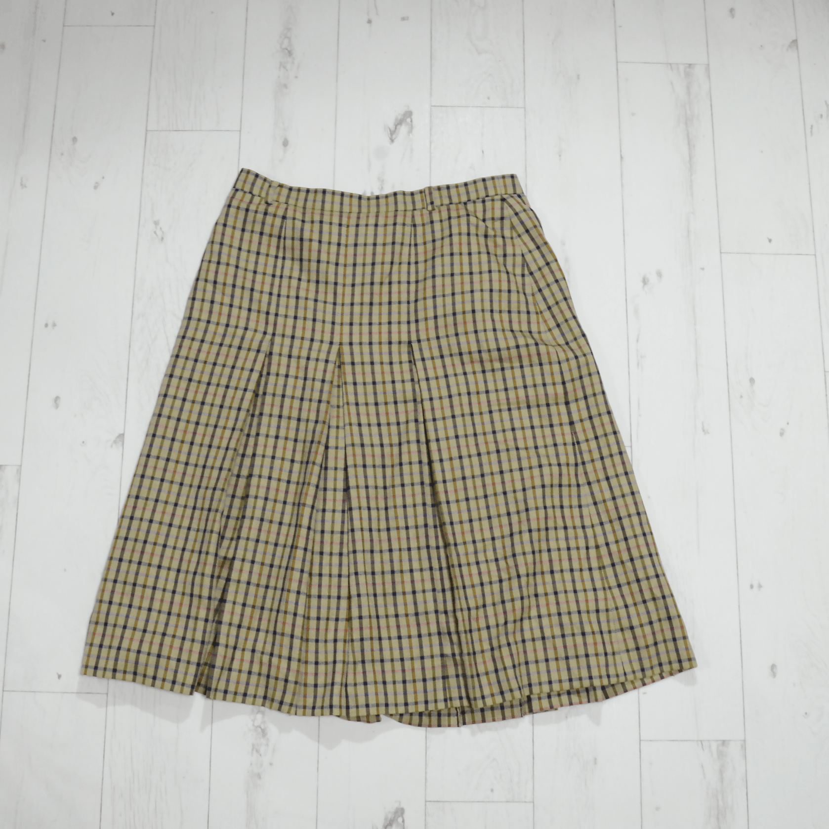 DAKS × Vintage Vintage Luxury DAKS London Checked Skirts for Women Size 30" / US 8 / IT 44 - 6 Thumbnail