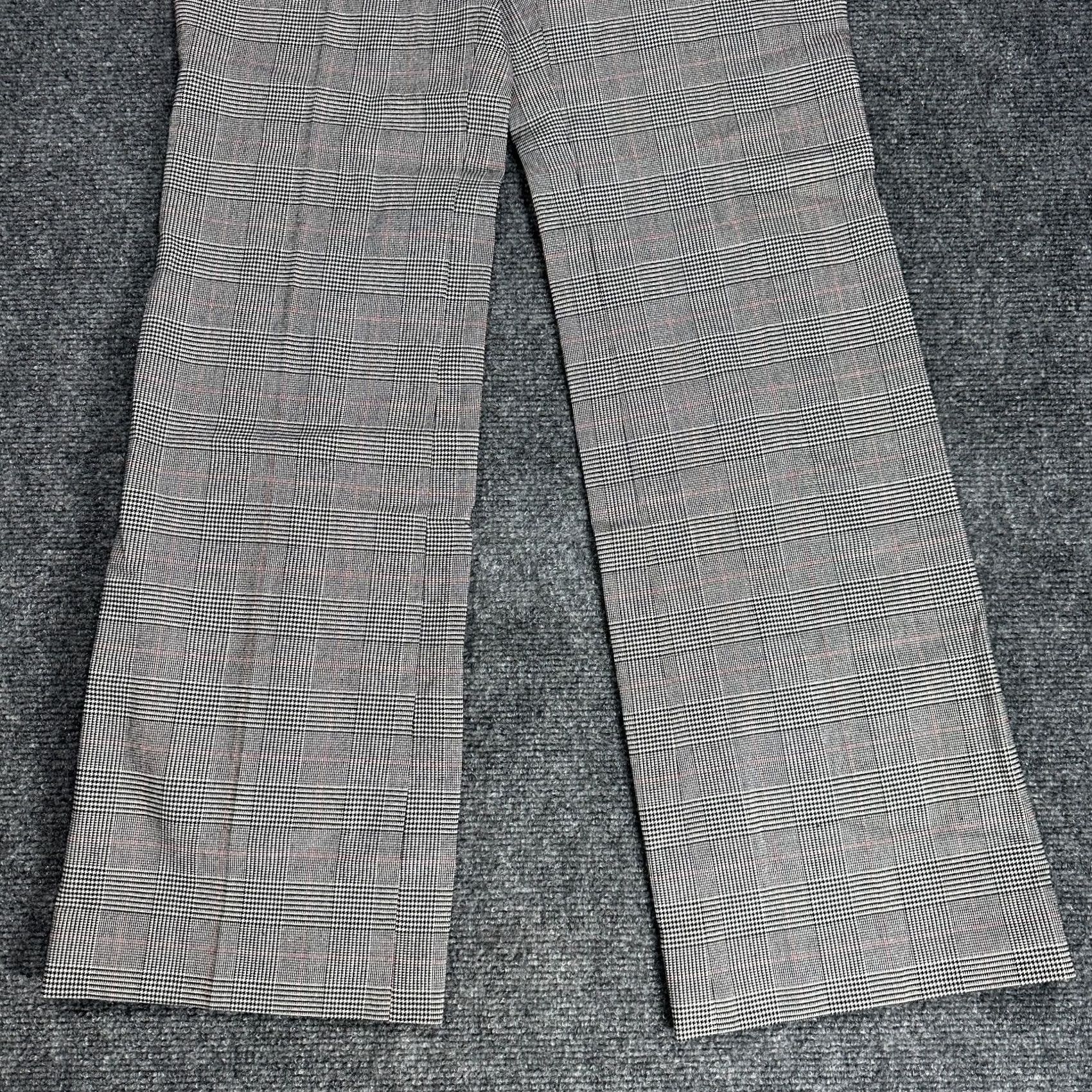 Michael Kors Michael Kors Pants Womens 6 Gray Plaid Bootcut Zip Fly Back Pocket Dress Pants Jeans Trousers Women MasterBrand MK Size 28" / US 6 / IT 42 - 2 Thumbnail
