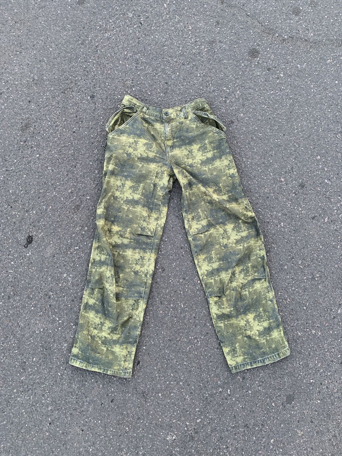 Vintage Avantgarde Camouflaged Military Cargo Pants Size US 30 / EU 46 - 4 Thumbnail