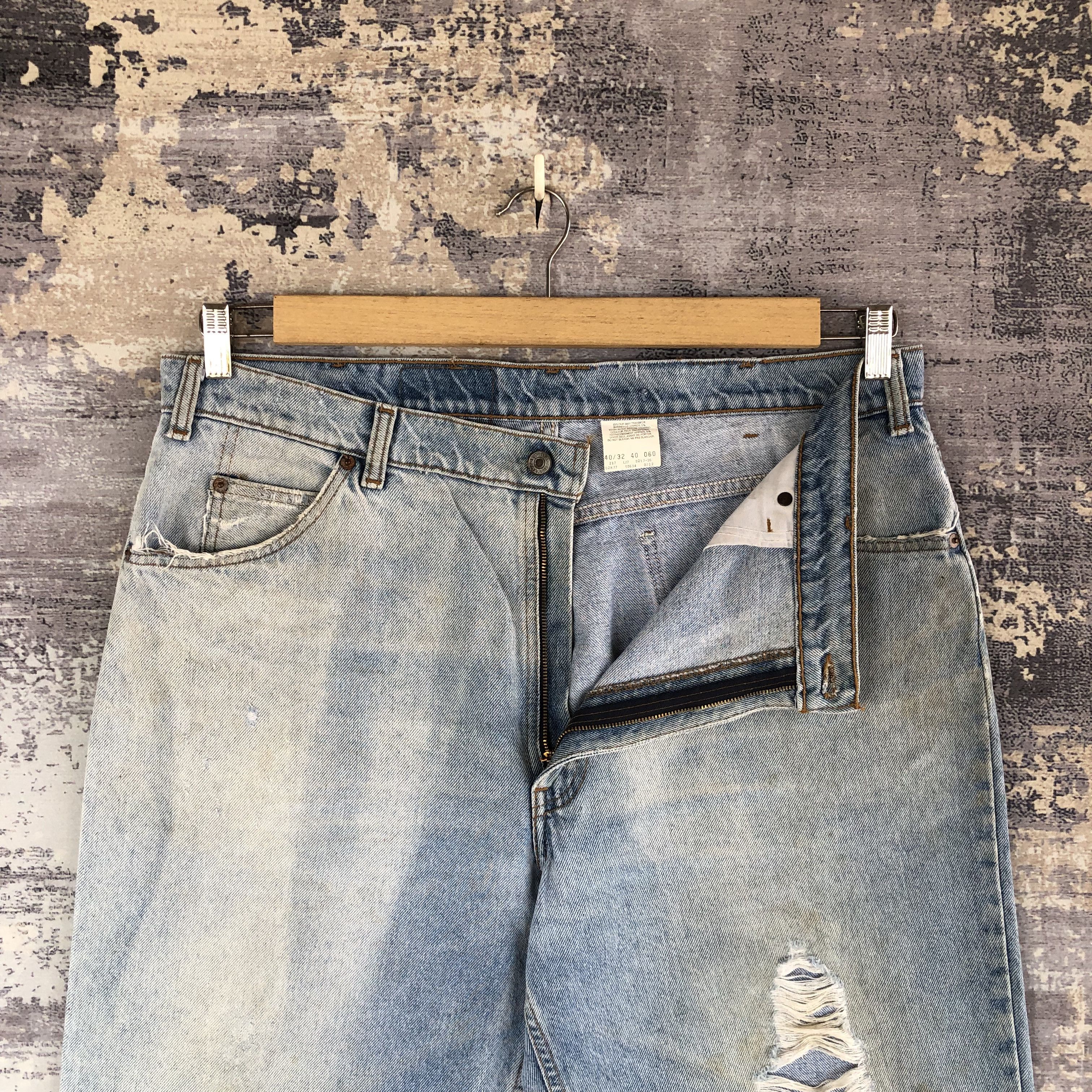Levi's Vintage Levi's Orange Tab Jeans Levis Light Wash Faded Denim Size US 38 / EU 54 - 6 Thumbnail