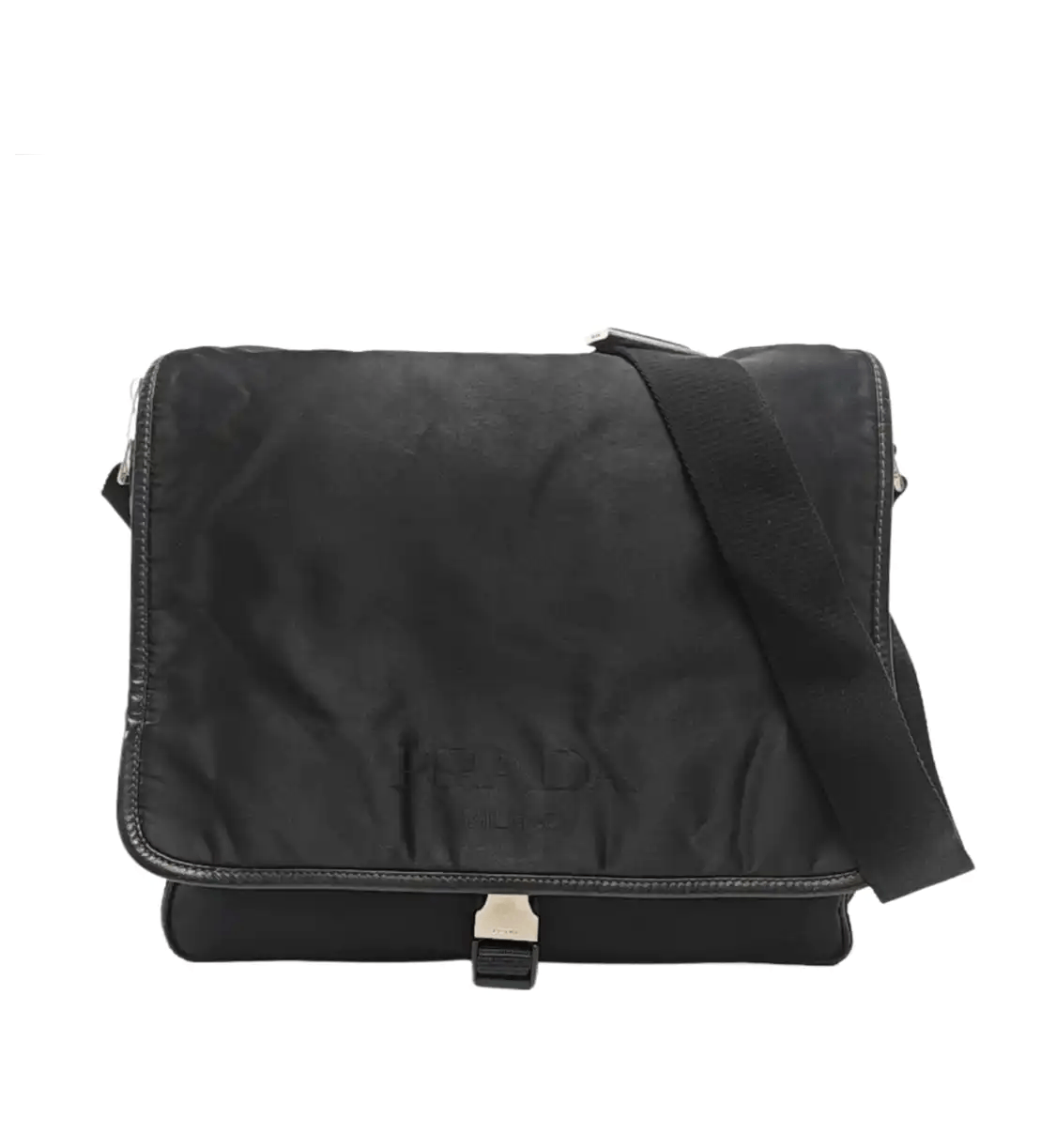 Prada 2VZ092 Prada Crossbody Sling Bag Backpack Nylon Black | Grailed