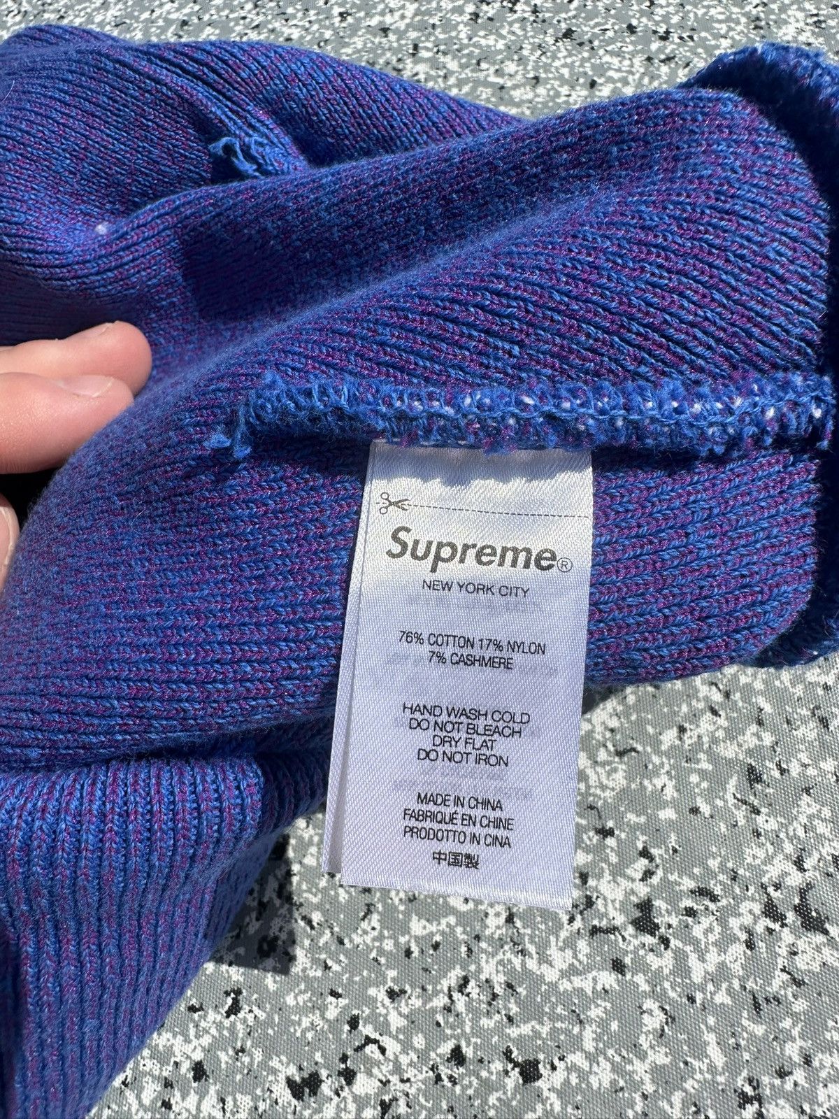 Supreme Supreme FW 2023 Purple Big Logo Beanie/ Brand New Size ONE SIZE - 3 Thumbnail