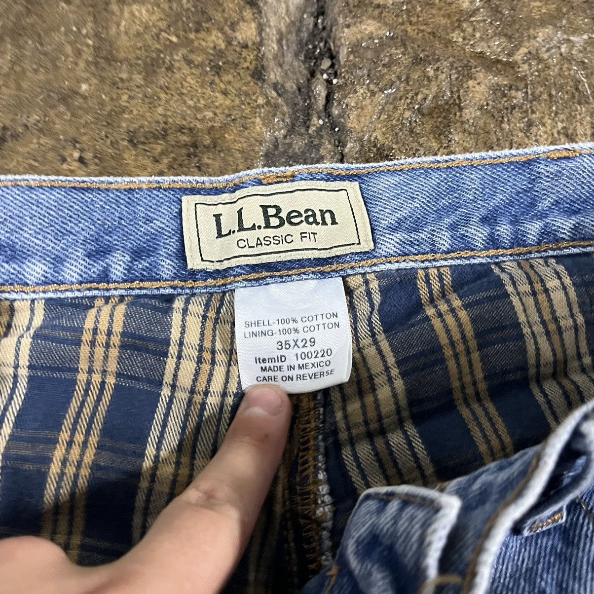 Carhartt × L.L. Bean × Vintage Crazy Vintage LL Bean Flannel Lined Essential Workwear Jeans Size US 34 / EU 50 - 8 Thumbnail