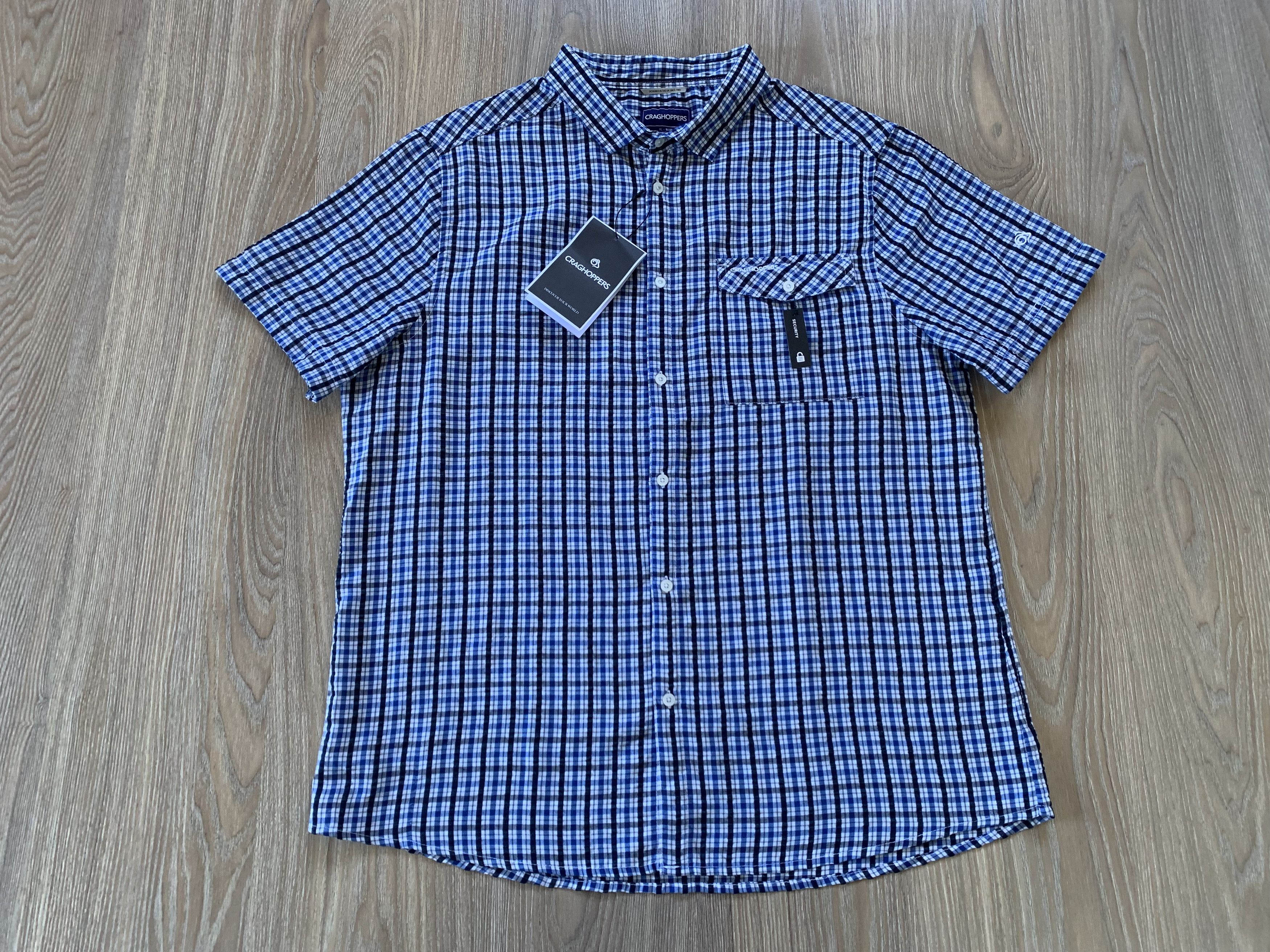 Other Craghoppers Plaid Trekking Hiking Short Sleeve Shirt Size US XL / EU 56 / 4 - 2 Thumbnail