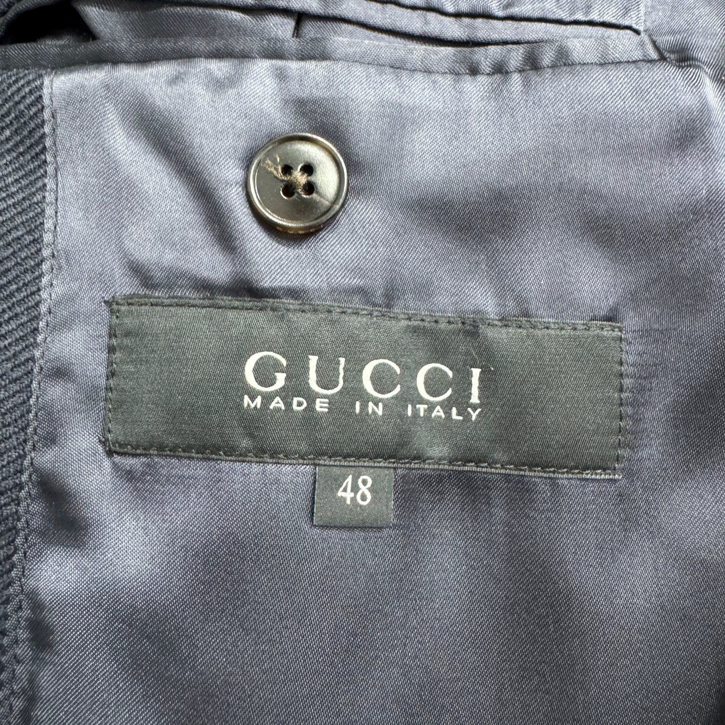 Gucci Gucci Double-Breasted Casual Blazer Size 48 Size US M / EU 48-50 / 2 - 2 Thumbnail