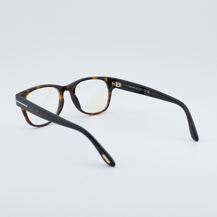 Tom Ford Tom Ford FT5898-B 052 Eyeglasses Havana 50mm Rectangle Frame Size ONE SIZE - 4 Thumbnail