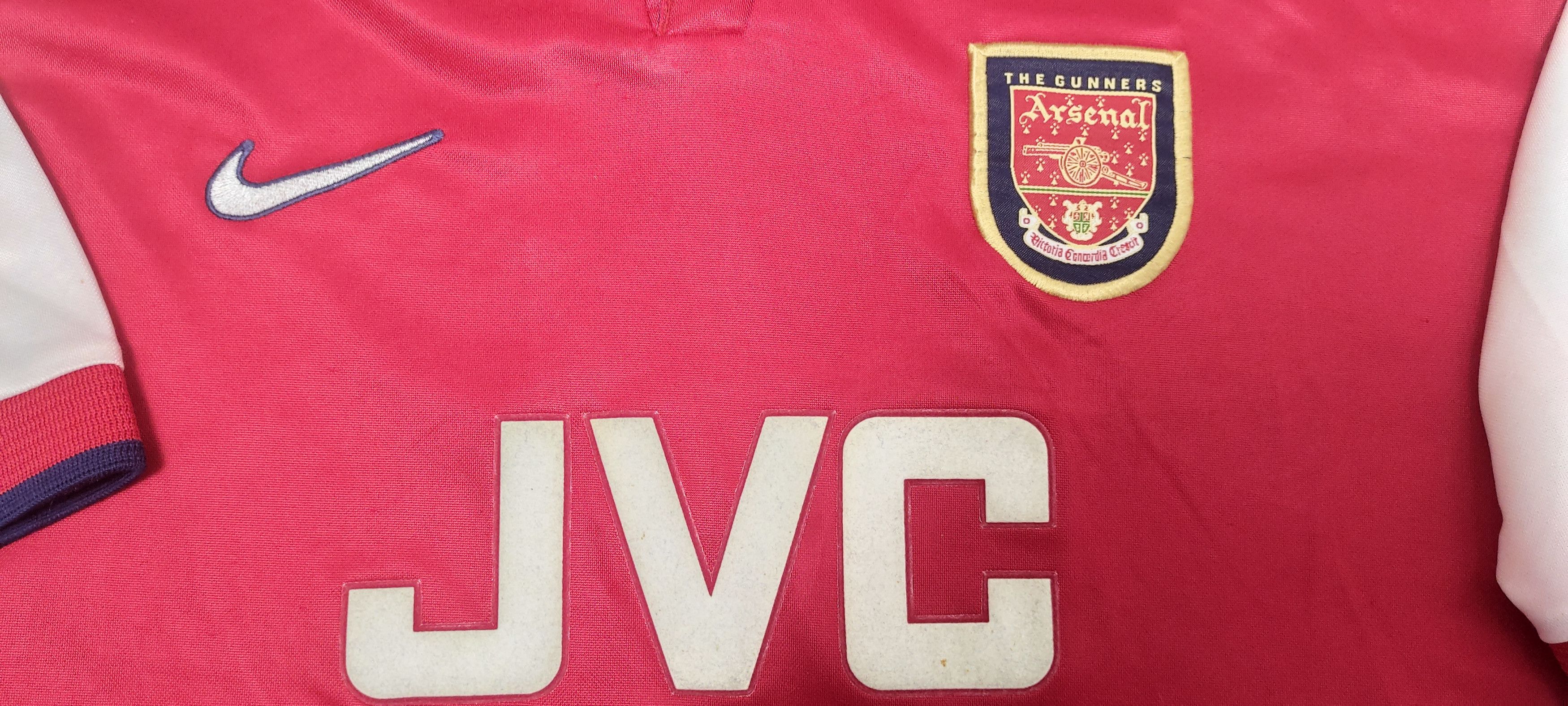 Nike Arsenal #9 Anelka NicolaHome football shirt 1998 - 1999 Rare Size US XXL / EU 58 / 5 - 4 Thumbnail