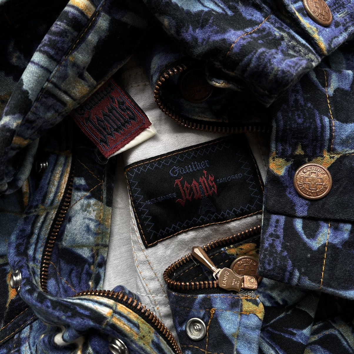 Gaultier Homme Objet × Jean Paul Gaultier × Vintage 90s JEAN PAUL GAULTIER CROPPED JACKET Size S / US 4 / IT 40 - 16 Thumbnail