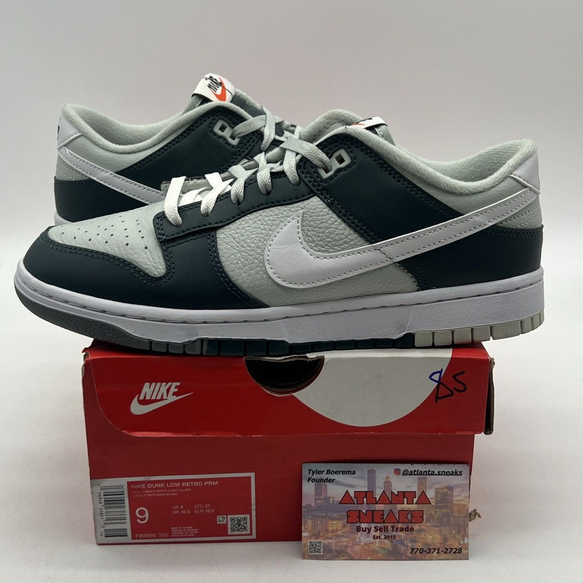 Nike Nike dunk low split deep jungle Size US 9 / EU 42 - 1 Thumbnail